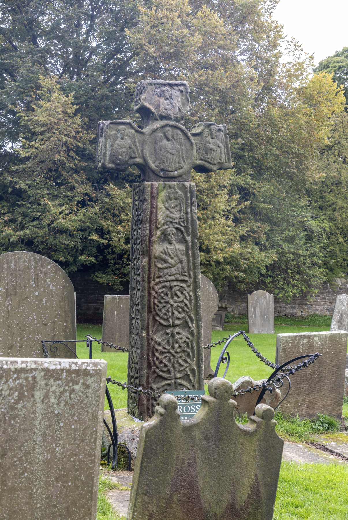 Eyam Cross Derbyshire UK 2023